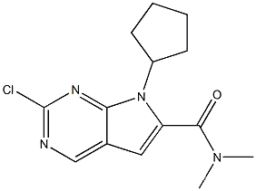 7H-Pyrrolo[2,3-d]pyriMidine-6-carboxaMide, 2-chloro-7-cyclopentyl-N,N-diMethyl-CAS NO.: 1211443-61-6