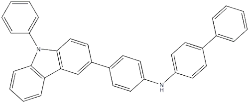 N-(4-(phenyl-9H-carbazol-3-yl)phenyl)biphenyl-4-aMineCAS NO.: 1160294-96-1