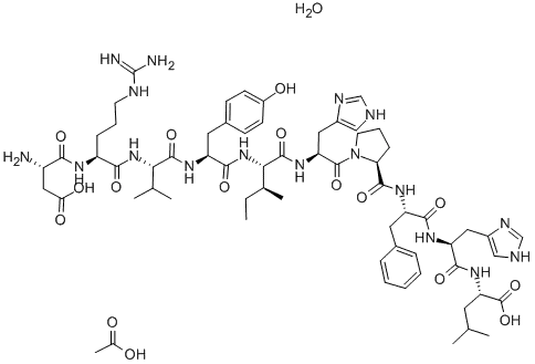 Angiotensin I human acetate salt hydrateCAS NO.: 70937-97-2
