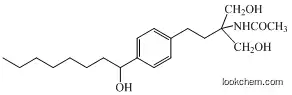 N-(1-hydroxy-2-(hydroxymethyl)-4-(4-(1-hydroxyoctyl)phenyl)butan-2-yl)acetamide 00000-00-0