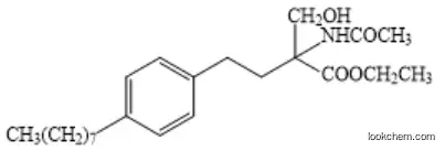 ethyl 2-acetamido-2-(hydroxymethyl)-4-(4-octylphenyl)butanoate 00000-00-0