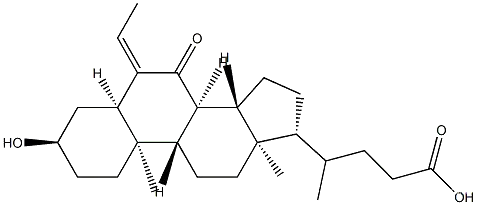 (E)-3α-hydroxy-6-ethylidene-7-keto-5β-cholan-24-oic acidCAS NO.: 1516887-33-4