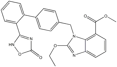 1-((2'-(2,5-dihydro-5-oxo-1,2,4-oxadiazol-3-yl)(1,1'-biphenyl)-4-yl)methyl)-2-ethoxy-1h-benzimidazole-7-carboxylic acid methyl esterCAS NO.: 147403-52-9