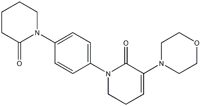 5,6-Dihydro-3-(4-morpholinyl)-1-[4-(2-oxo-1-piperidinyl)phenyl]-2(1H)-pyridinoneCAS NO.: 545445-44-1