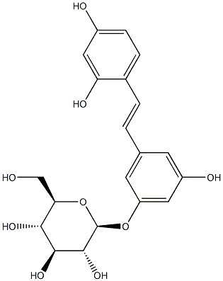 Oxyresveratrol 3-O-glucosideCAS NO.: 144525-40-6