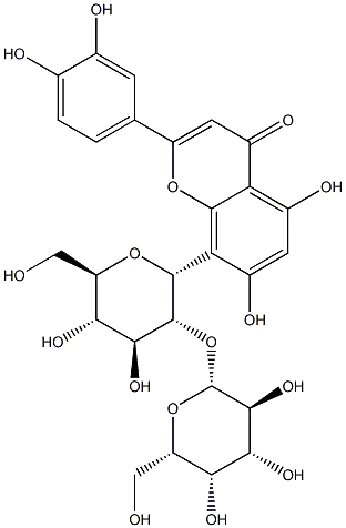 2-(3,4-Dihydroxyphenyl)-8-(2-O-beta-L-galactopyranosyl-beta-D-glucopyranosyl)-5,7-dihydroxy-4H-1-Benzopyran-4-oneCAS NO.: 861691-37-4