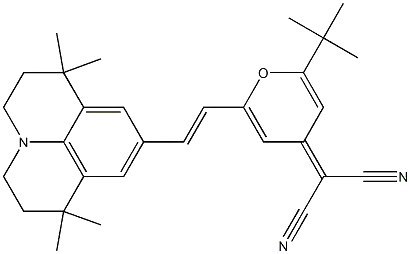 4-(Dicyanomethylene)-2-tert-butyl-6-(1,1,7,7-tetramethyljulolidin-4-yl-vinyl)-4H-pyranCAS NO.: 200052-70-6