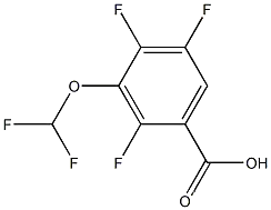 3-(Difluoromethoxy)-2,4,5-trifluorobenzoic acid CAS NO.:  128426-86-8