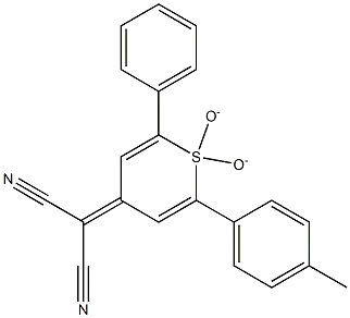 2-(4-METHYLPHENYL)-6-PHENYL-4H-THIOPYRAN-4-YLIDENE-PROPANEDINITRIL-1,1-DIOXIDECAS NO.: 135215-38-2