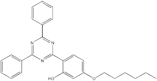 2-(4,6-Diphenyl-1,3,5-triazin-2-yl)-5-[(hexyl)oxy]-phenolCAS NO.: 147315-50-2