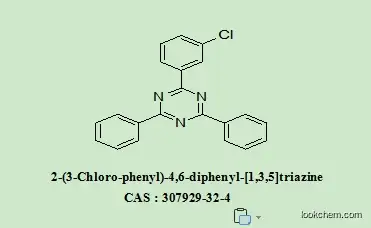 competitive and R&D team OLED intermediates 2-(3-Chloro-phenyl-4,6-diphenyl-[1,3,5]triazine    307929-32-4