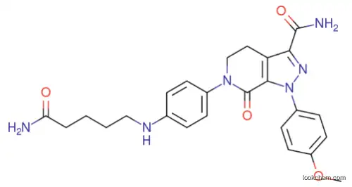 6-[4-[(5-amino-5-oxopentyl)amino]phenyl]-1-(4-methoxyphenyl)-7-oxo-4,5-dihydropyrazolo[3,4-c]pyridine-3-carboxamide