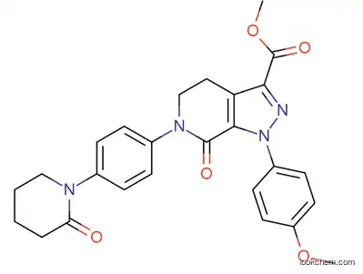 methyl 1-(4-methoxyphenyl)-7-oxo-6-[4-(2-oxo-1-piperidinyl)phenyl]-4,5,6,7-tetrahydro-1H-pyrazole-[3,4-c]pyridine-3-carboxylate