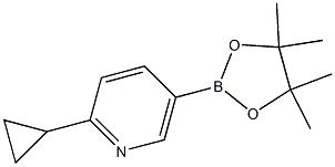 6-Cyclopropylpyridine-3-boronic acid pinacol esterCAS NO.: 893567-09-4