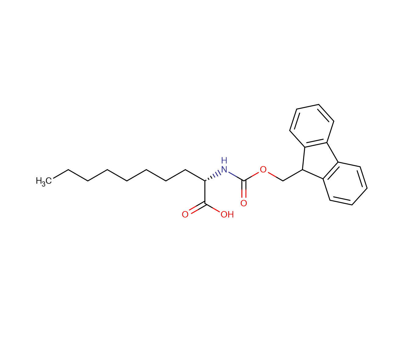 Fmoc-L-OctGly-OH / Fmoc-(S)-2-Aminodecanoicacid