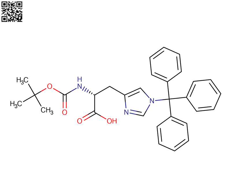 Boc-D-His(Trt)-OH | N-Boc-N'-Trityl-D-Histidine