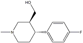 (3S,4R)-4-(4-Fluorophenyl)-3-hydroxymethyl-1-methylpiperidineCAS NO.: 105812-81-5
