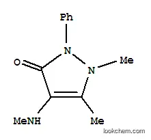 3H-Pyrazol-3-one,1,2-dihydro-1,5-dimethyl-4-(methylamino)-2-phenyl-