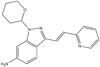 (E)-3-[2-(Pyridin-2-yl)ethenyl]-1-(tetrahydro-2H-pyran-2-yl)-1H-indazol-6-amine   886230-76-8