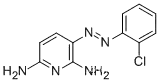 3-((o-Chlorophenyl)azo)-2,6-diaminopyridine    74037-43-7
