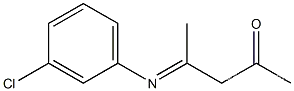 4-(3-chlorophenyl)iminopentan-2-one      59554-45-9