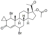 6-Dibromomethylene-17-hydroxypregn-4-ene-3,20-dione 17-acetate     79694-56-7