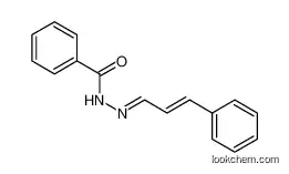 N-[(E)-[(E)-3-phenylprop-2-enylidene]amino]benzamide     7508-72-7