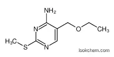 5-(ethoxymethyl)-2-methylsulfanyl-pyrimidin-4-amine     774-75-4