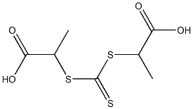 2-(1-carboxyethylsulfanylcarbothioylsulfanyl)propanoic acid   6332-91-8