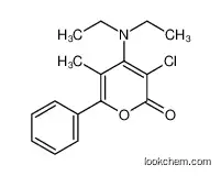 3-chloro-4-diethylamino-5-methyl-6-phenyl-pyran-2-one     76312-42-0