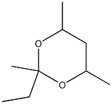 1,3-Dioxane,2-ethyl-2,4,6-trimethyl-   6413-37-2