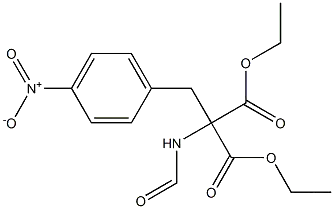 Propanedioic acid,2-(formylamino)-2-[(4-nitrophenyl)methyl]-, 1,3-diethyl ester    6265-86-7