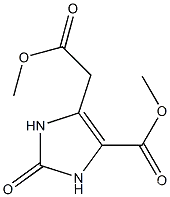 methyl 5-(methoxycarbonylmethyl)-2-oxo-1,3-dihydroimidazole-4-carboxylate    92203-27-5