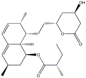 Butanoic acid, 2-methyl-, (1S,3R,7S,8S,8aR)-1,2,3,7,8,8a-hexahydro-3,7-dimethyl-8-[2-[(2R,4R)-tetrah    75330-75-5
