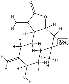 Oxireno[9,10]cyclodeca[1,2-b]furan-9(1aH)-one,decahydro-4-hydroxy-1a-methyl-5,8-bis(methylene)-,[1aR   71277-21-9