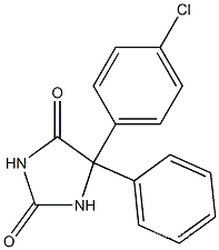 2,4-Imidazolidinedione,5-(4-chlorophenyl)-5-phenyl-    6325-69-5