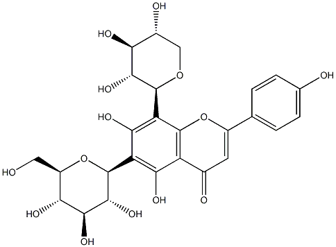 6-beta-D-Glucopyranosyl-8-beta-D-xylopyranosylapigeninCAS NO.: 59914-91-9