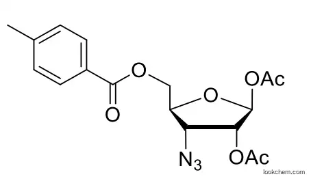 (3R,4R,5S)-4-azido-5-(((4-methylbenzoyl)oxy)methyl)tetrahydrofuran-2,3-diyl diacetate
