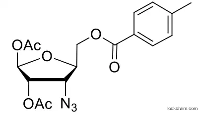 (2S,3R,4R,5S)-4-azido-5-(((4-methylbenzoyl)oxy)methyl)tetrahydrofuran-2,3-diyl diacetate