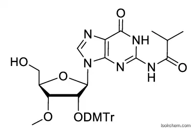 N-(9-((2R,3R,4R,5R)-3-(bis(4-methoxyphenyl)(phenyl)methoxy)-5-(hydroxymethyl)-4-methoxytetrahydrofuran-2-yl)-6-hydroxy-9H-purin-2-yl)isobutyramide