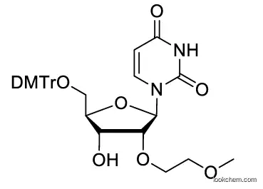 1-((2R,3R,4R,5R)-5-((bis(4-methoxyphenyl)(phenyl)methoxy)methyl)-4-hydroxy-3-(2-methoxyethoxy)tetrahydrofuran-2-yl)pyrimidine-2,4(1H,3H)-dione