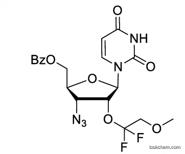 ((2S,3R,4R,5R)-3-azido-4-(1,1-difluoro-2-methoxyethoxy)-5-(2,4-dioxo-3,4-dihydropyrimidin-1(2H)-yl)tetrahydrofuran-2-yl)methyl benzoate