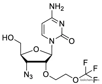 4-amino-1-((2R,3R,4R,5S)-4-azido-5-(hydroxymethyl)-3-(2-(trifluoromethoxy)ethoxy)tetrahydrofuran-2-yl)pyrimidin-2(1H)-one