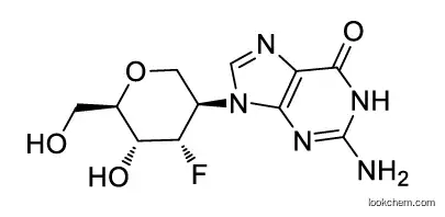 2-amino-9-((3R,4S,5R,6R)-4-fluoro-5-hydroxy-6-(hydroxymethyl)tetrahydro-2H-pyran-3-yl)-9H-purin-6-ol