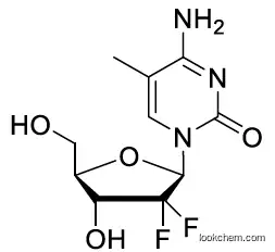 4-amino-1-((2R,4R,5R)-3,3-difluoro-4-hydroxy-5-(hydroxymethyl)tetrahydrofuran-2-yl)-5-methylpyrimidin-2(1H)-one