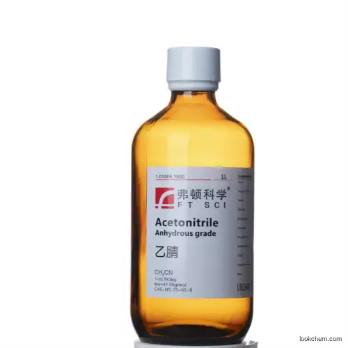 Anhydrous grade Acetonitrile CAS 75-05-8, ≥99.9%(75-05-8)