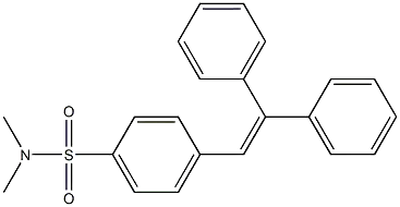 Benzenesulfonamide,4-(2,2-diphenylethenyl)-N,N-dimethyl-   13952-58-4