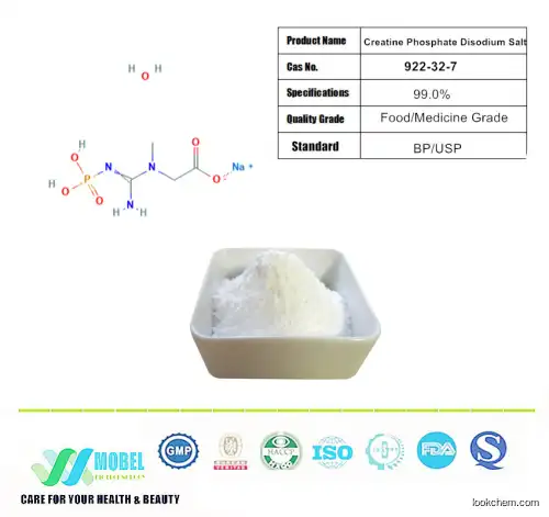 Creatine phosphate disodium salt CAS 922-32-7 BP USP Standard Free Samples