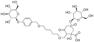 3-Carboxy-3-hydroxy-1,5-dioxo-1,5-pentanediylbis(oxymethylene-4,1-phenylene) bis-beta-D-glucopyranosideCAS NO.: 174972-80-6