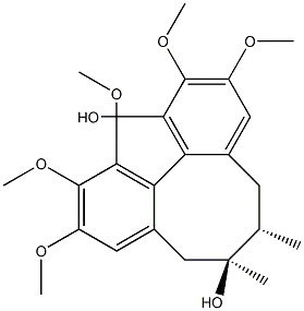 (6S,7S,12aR)-5,6,7,8-Tetrahydro-2,3,10,11,12-pentamethoxy-6,7-dimethyldibenzo[a,c]cyclooctene-1,7-diolCAS NO.: 66056-20-0